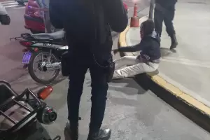 Motociclistas lesionadas