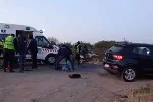 Nuevo accidente en la Avda. Circunvalacin dej motociclistas heridos