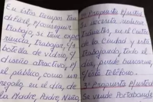 Un jubilado necesitaba trabajo, escribi su CV a mano, lo reparti y ya consigui clientes