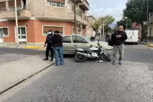 Tremendo accidente en pleno centro de la ciudad capital