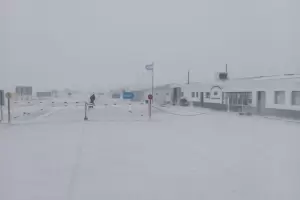 Paso de San Francisco: se registraron intensas nevadas