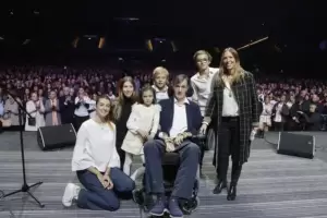 Bullrich cerr el mes de la lucha contra el ELA con un emotivo discurso: Voy a encontrar la cura