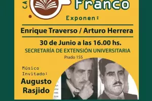 En la tercera edicin de "Caf & Cultura" se expondr sobre el escritor Luis Franco
