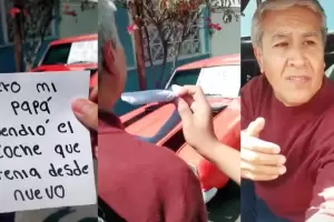 Vendi el auto para pagarle la universidad a su hijo y l se lo volvi a regalar cuando se recibi