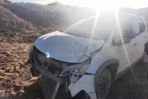 Vuelco en la Ruta Nacional N 40