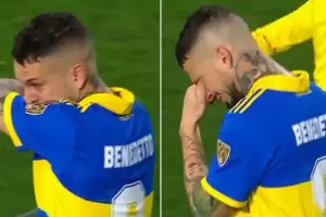 Las lgrimas de Daro Benedetto tras la eliminacin de Boca en una de las noches ms difciles de su carrera