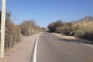 Cayeron columnas sobre la calzada de la Ruta Nacional n 60