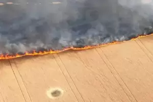 Ucrania denunci que Rusia quema los campos de trigo y pone en riesgo la seguridad alimentaria mundial