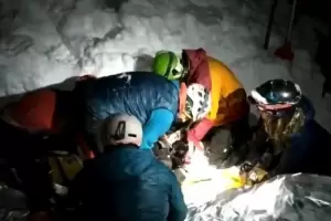 Perro salv a un esquiador que qued sepultado bajo un metro y medio de nieve