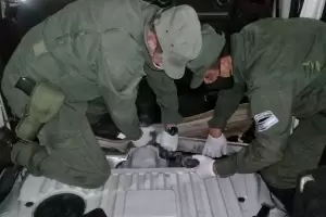 Gendarmera secuestr 11 kilos de cocana