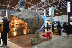 Las pinturas milenarias de Ancasti estn en el Pabelln de Turismo