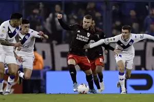 River y Vlez igualaron 2-2 por la Liga Profesional