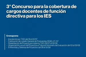 Se encuentra abierta la inscripcin por TAD para el concurso de cobertura de cargos directivos en IES