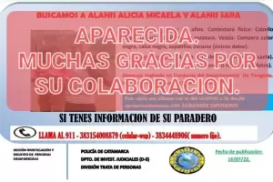 Encontraron a Alanis y a su hija, quienes estaban desaparecidas en Tinogasta