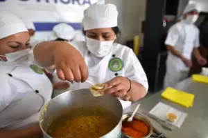 Sabores ancestrales en el show gastronmico del Poncho