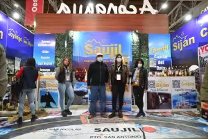 El departamento Pomn promociona "Turismo de aventura" en el Poncho 2022