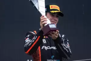 Franco Colapinto sum su tercer podio en la temporada y termin segundo en la carrera sprint de Hungra