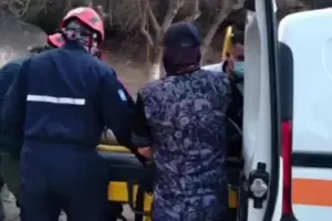 Una turista accidentada en el Cerro Virgen de Beln fue rescatada