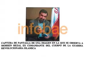 Avin iran: en el telfono del piloto haba una foto de Mohsen Rezai, terrorista con captura internacional