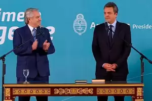 Sergio Massa jur� como ministro de Econom�a, Desarrollo Productivo y Agricultura