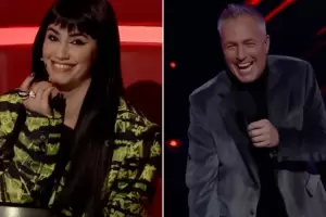 El desopilante dilogo entre Lali Espsito y Marley en La Voz Argentina: Qu saldra de un hijo entre Lali y yo?