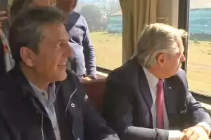 Alberto Fern�ndez comparti� un acto con Massa: "Sergio sabe como yo, la obligaci�n que tenemos con cada uno�