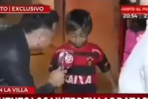 Un nio argentino que llor por la pobreza conmovi a un club brasileo y ahora quiere ayudarlo