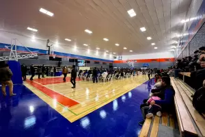 Jalil inaugur� la obra de modernizaci�n integral del gimnasio municipal en Santa Mar�a