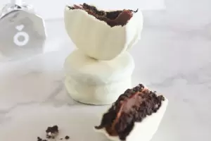 Un alfajor de chocolate blanco cordobs gan el oro en el Mundial