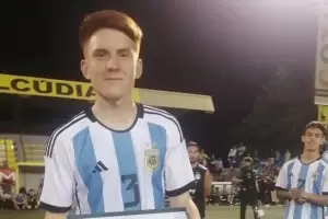 Valentn Barco fue elegido como el mejor jugador del torneo de L'Alcudia