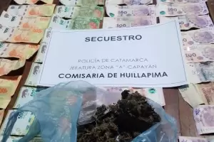 Control: Detienen a supuesto delivery con droga y dinero