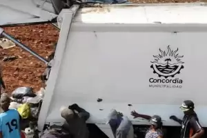 Un reciclador muri compactado y aplastado por un camin de basura