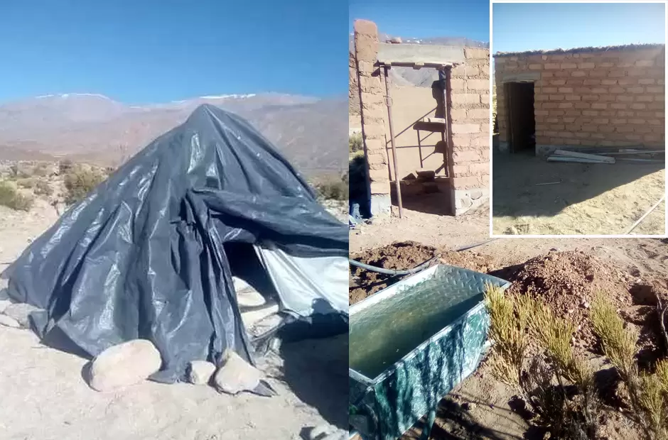 De la choza a una piecita