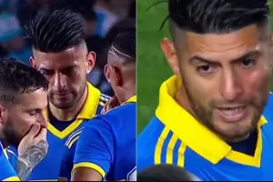 Benedetto y Zambrano se pelearon en el entretiempo de Racing-Boca