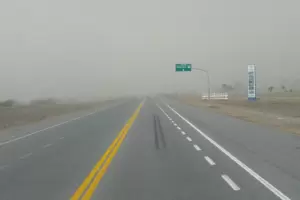 Alerta por visibilidad reducida en rutas del sur de la provincia