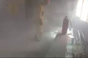 La Escuela n 104 de Pampa Blanca se incendi y hubo evacuacin de urgencia