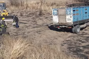 Accidente fatal en el lmite con Santiago: muri chofer de un camin