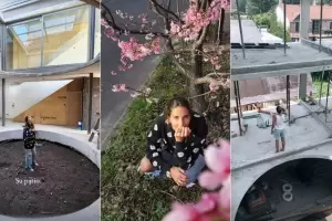 Juana Viale comparti los avances la construccin de su casa circular