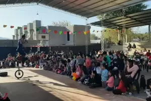 Con gran convocatoria se llev a cabo colorido festejo por el Da del Nio en La Puerta