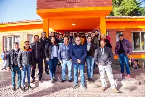 Flavio Fama y Silvana Carrizo visitaron Santa Mara y Beln