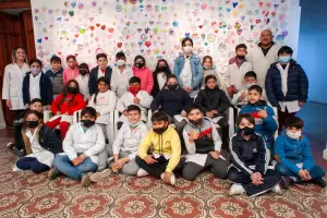 Por el mes de las infancias, cerca de quinientos estudiantes visitaron el Museo Bellas Artes