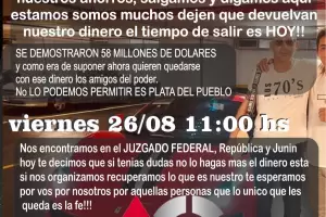 Ahorristas realizarn hoy una nueva marcha desde el Juzgado Federal
