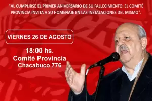 Acto por el primer aniversario del fallecimiento de Brizuela del Moral