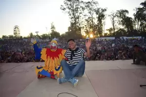 Tras la polmica, Pin Fijo se present en el Primer Festival de las Infancias en Andalgal