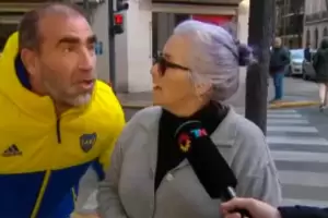 Hay que coparles el barrio a estos gorilas: un militante K interrumpi una nota en vivo a la vecina de CFK