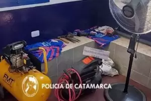 En una casa abandonada encontraron elementos robados