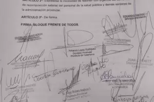 Diputados del Frente de Todos le pidieron a Jalil que "deje sin efecto" los despidos en salud