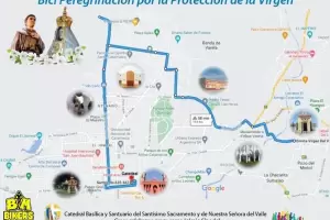 Biciperegrinos homenajear�n a la Virgen por su protecci�n a 18 a�os del sismo