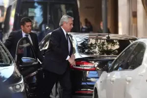 El presidente Alberto Fernndez visit la casa de Cristina Kirchner en Recoleta