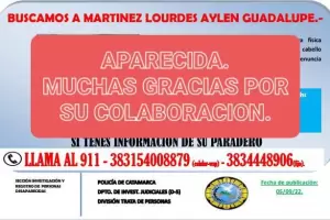 Encontraron a la menor de 14 a�os que era intensamente buscada